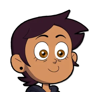 🙂 d6161586 Luz Noceda The Owl House desenho animado, animado, personagem, Luz, The Owl House telegram sticker