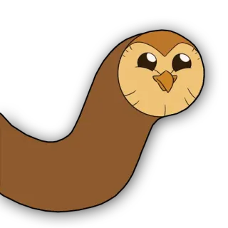 😊 e9cdec8a Hooty The Owl House desenho animado, coruja, animado, engraçado, fofo, Hooty telegram sticker