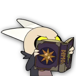 📕 f99d17eb King The Owl House DEMON demônio, desenho animado, livro, magia, rei, The Owl House telegram sticker