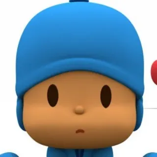 😳 adcb1537 Pocoyo cartone animato, bambino, animato, personaggio, Pocoyo whatsapp sticker