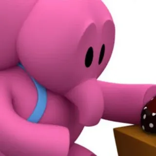 😥 d0a57837 Pocoyo Cartone animato, Elefante, Rosa, Bambini, Carino whatsapp sticker