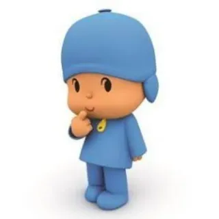 🤤 f81055a3 Pocoyo cartone animato, bambino, blu, ragazzo, animato whatsapp sticker