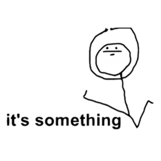 😕 81a16dca it's something Meme, Ya sudahlah, Meme Internet, Manusia stik, Komik whatsapp sticker