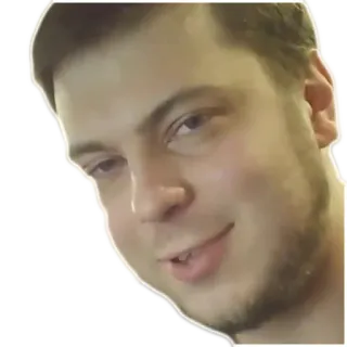 😏 7df4599f мужчина, лицо, человек, портрет, наклейка telegram sticker