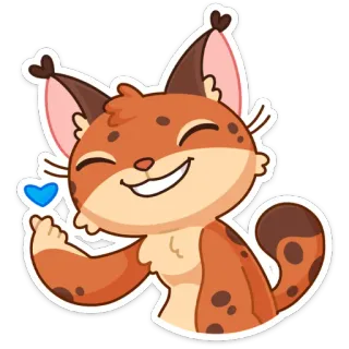 Рысёнок Озончик (@TgSticker) telegram stickers
