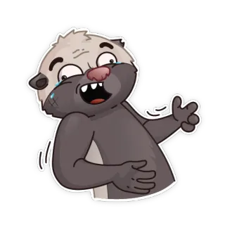 HoneyBadger whatsapp stickers