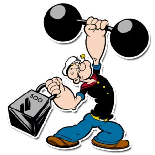 Popeye telegram stickers