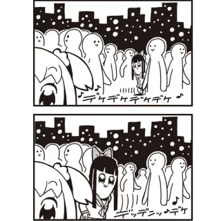 Pop Team Epic telegram stickers