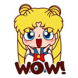 Sailor moon telegram stickers