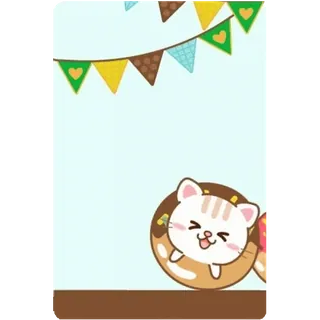 😊 b858cc89 gato, dona, kawaii, lindo, animal telegram sticker