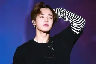 👀 a2021ae1 Jimin Jimin, BTS, K-Pop, cantante, intérprete, música, artista telegram sticker