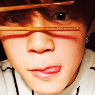 👀 b7f9afa0 palillos chinos, cultura asiática, cara, lengua, ojos telegram sticker