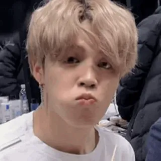 👀 bd46f9bc persona, pelo rubio, expresión facial, retrato, asiático telegram sticker