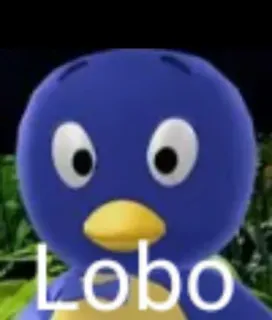 🐺 216b1800 Pablo Backyardigans Lobo мультфильм, синяя птица, Лобо, Пабло, Backyardigans telegram sticker