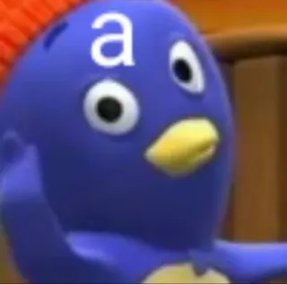 🅰 794c9268 a пингвин, персонаж, мультфильм telegram sticker