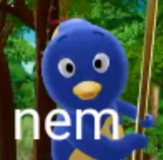 👎 93d4afc8 nem мем, Backyardigans, Пабло telegram sticker