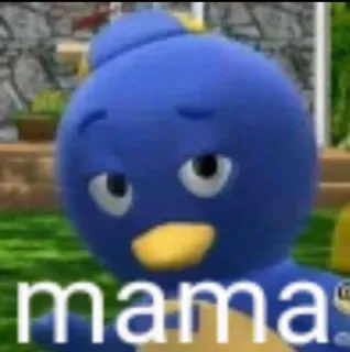 🍼 a1772898 mama Мультфильм, Мем, Текст telegram sticker