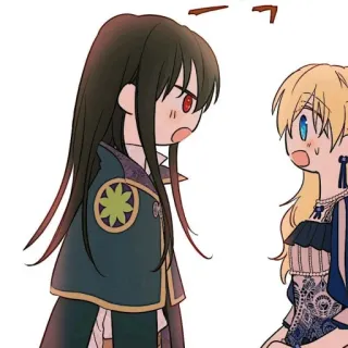 🐈‍⬛️ 2aa81ff1 애니메이션, 만화, 캐릭터, 만화, 화난, 놀란 telegram sticker