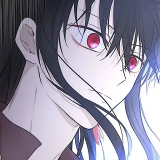 🐈‍⬛️ 64a8e0e2 애니메이션, 만화, 캐릭터, 일러스트, 고딕, 다크, 눈 telegram sticker