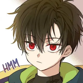 🐈‍⬛️ b5d4dd94 Hmm 소년, 애니메이션, 만화, 캐릭터 telegram sticker