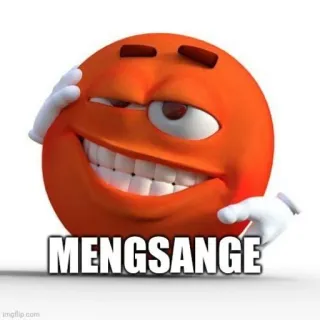 🥵 03e01ff5 MENGSANGE emoji, meme, internet meme, funny, humor, expression whatsapp sticker
