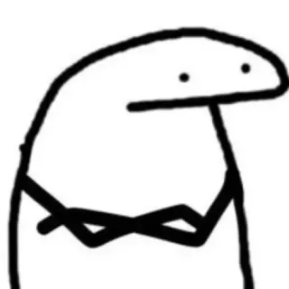 🦔 db530085 Meme, Vẽ nguệch ngoạc, Hình que, Vẽ, Đơn giản telegram sticker