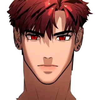 🦔 89b06248 Anime, Kartun, Manga, Potret, Pria, Laki-laki, Wajah telegram sticker