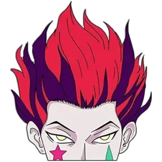 🦔 dbe6f174 Hisoka Hunter x Hunter Anime, Manga, Hisoka, Hunter x Hunter, Sticker, Dessin animé, Personnage whatsapp sticker