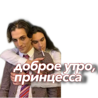 🦔 df82a312 доброе утро, принцесса russisch, guten morgen, prinzessin, prinzessin, mann, umarmung telegram sticker