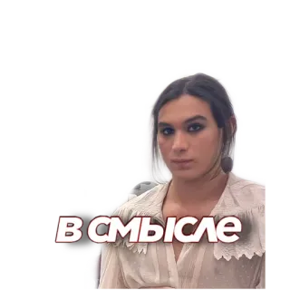 🦔 f587dca7 В СМЫСЛЕ russisch, sticker, person, meme, reaktion telegram sticker