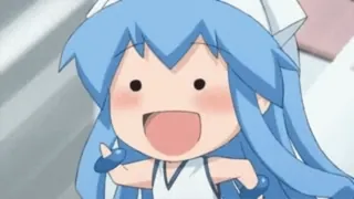 😛 91d0f644 Ika Musume Squid Girl anime, Squid Girl, Ika Musume, dễ thương, hoạt hình telegram sticker