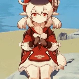 🍶 084c475e Klee Genshin Impact 可莉, 原神, 动漫女孩, 游戏, 角色 telegram sticker