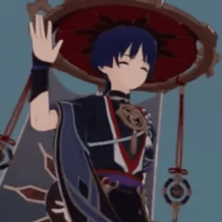 ᤴ ⸒ 𝙜𝙚𝙣𝙨𝙝𝙞𝙣 ˒ ᭡࣪.@DarkllShadow telegram stickers