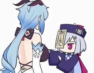 👊 9ac6bfa8 Qiqi Genshin Impact 僵尸ぶぐ Genshin Impact, Qiqi, Anime, Video game, Lucu whatsapp sticker