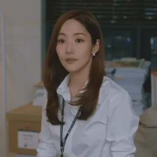 👋 67c23db2 mulher, escritório, negócios, retrato, coreana telegram sticker