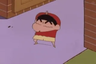 💃 1fd6cc61 Shin-chan Crayon Shin-chan shin-chan, crayon shin-chan, cartoon, anime, manga, character, boy whatsapp sticker