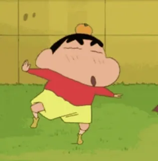 🤭 e0848088 Shin-chan Nohara Crayon Shin-chan shin-chan, crayon shin-chan, anime, cartoon, dance whatsapp sticker