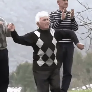 🕺 e94ea8cf menari, orang tua, tradisi, perayaan, budaya, musik whatsapp sticker