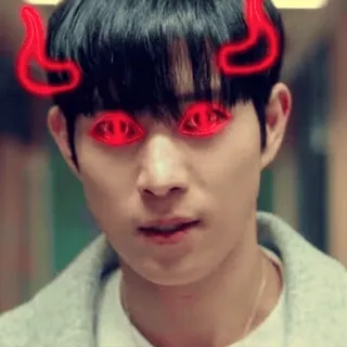 🌚 6b2a647d ปีศาจ, เขา, ตา, ปีศาจ, ชั่วร้าย telegram sticker