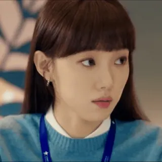 🌚 f6c36209 ผู้หญิง, มอง, ผมสีน้ำตาล, สีหน้า, ไม่แน่ใจ telegram sticker