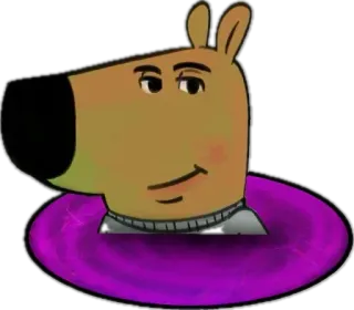 🤩 8270d1a7 hond, cartoon, dier, sticker telegram sticker