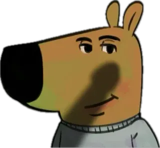 🤩 8a6e3115 hond, cartoon, dier, personage, illustratie telegram sticker