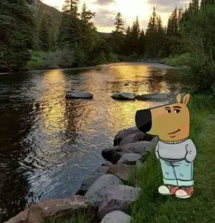 Чиловый парень @TgSticker whatsapp stickers