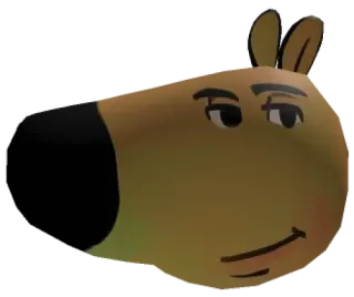 😏 e8236c9f hond, cartoon, dier, gezicht telegram sticker