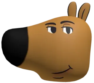 😏 ea39858f hond, cartoon, dier, grappig, meme telegram sticker