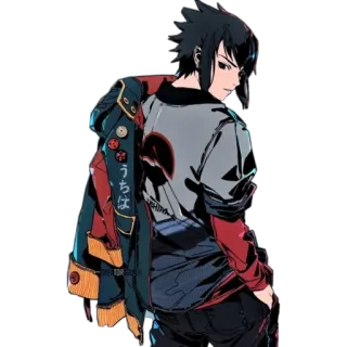 🦔 48d4a0f8 Sasuke Naruto うちは アニメ, マンガ, 日本, うちは, サスケ, ナルト, キャラクター whatsapp sticker