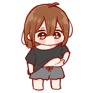 💞 77476167 ちび, アニメ, かわいい, 漫画 telegram sticker