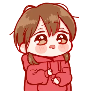 💞 ba840917 アニメ, 女の子, かわいい, 可愛い, ちび telegram sticker