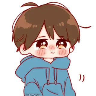 π da89ea37 cartoon, anime, sad, crying, kawaii telegram sticker