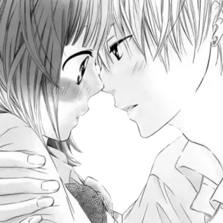 ❤ 15ae80b9 Anime, Para, Romans, Miłość, Manga whatsapp sticker